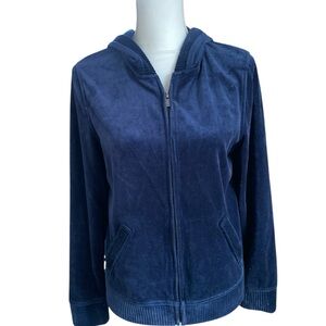 Women’s blue velvet track Jacket S Lauren Ralph Lauren
